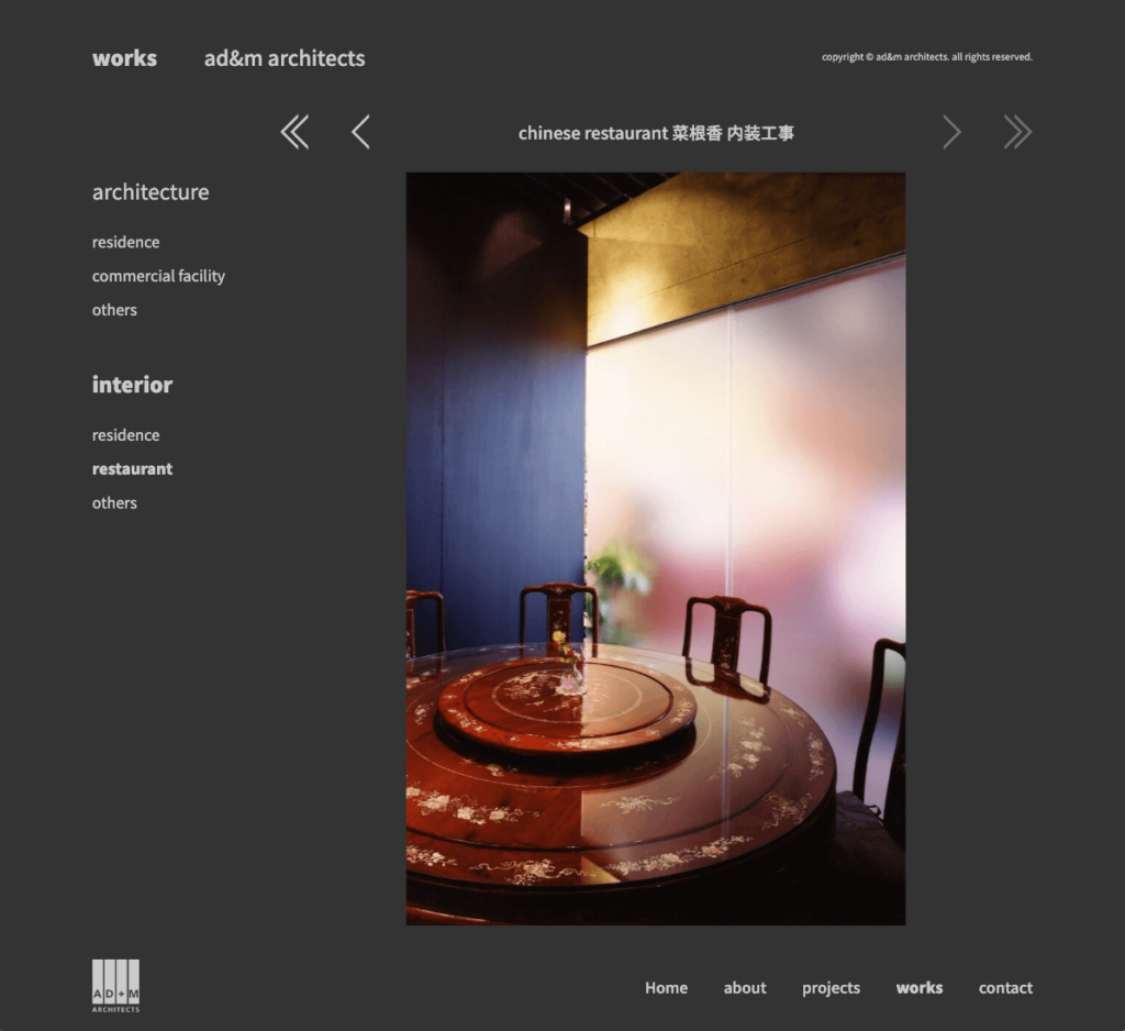 ad&m architects Website